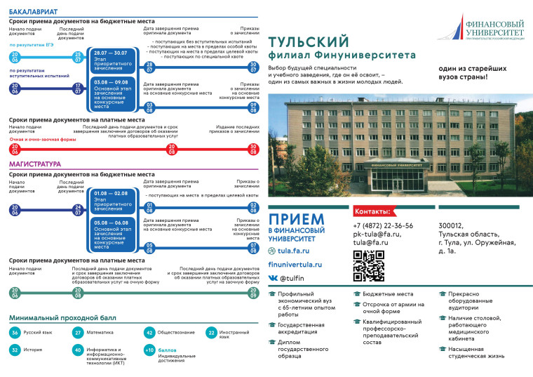 Тульский филиал Финуниверситета.
